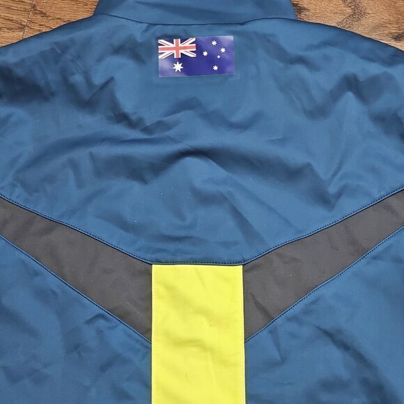 Asics M Men's Training Vest Cricket Australia NWT Sports Legion Blue‎ Training - Picture 8 of 9